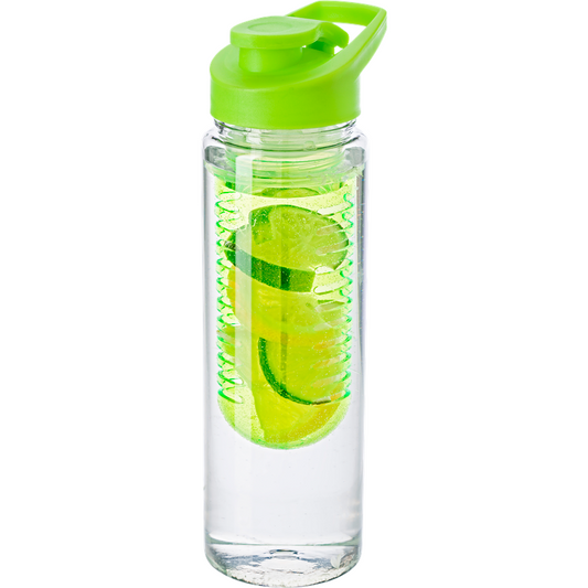 700ml Tritan water bottle with fruit infuser Infuser Bottles Black and White London