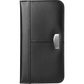 Deluxe business card holder in Bonded Leather  Black and White London