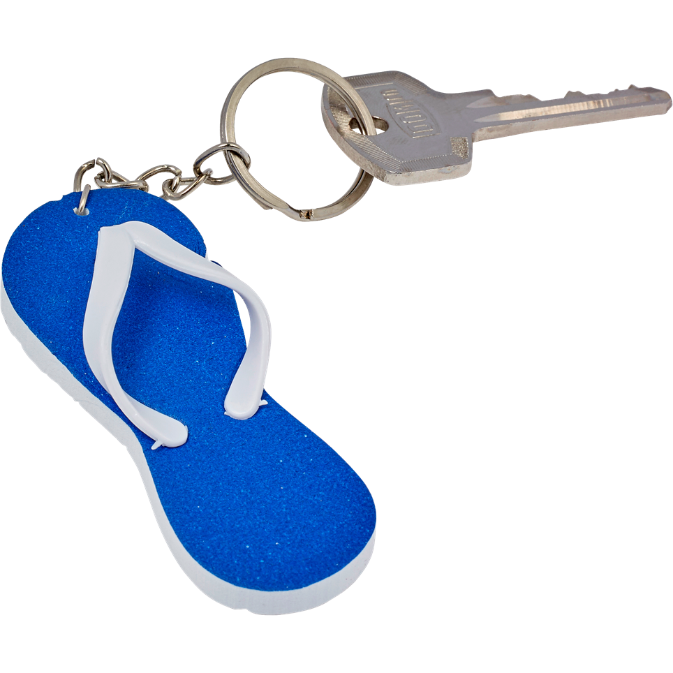 Flip-flop key holder    