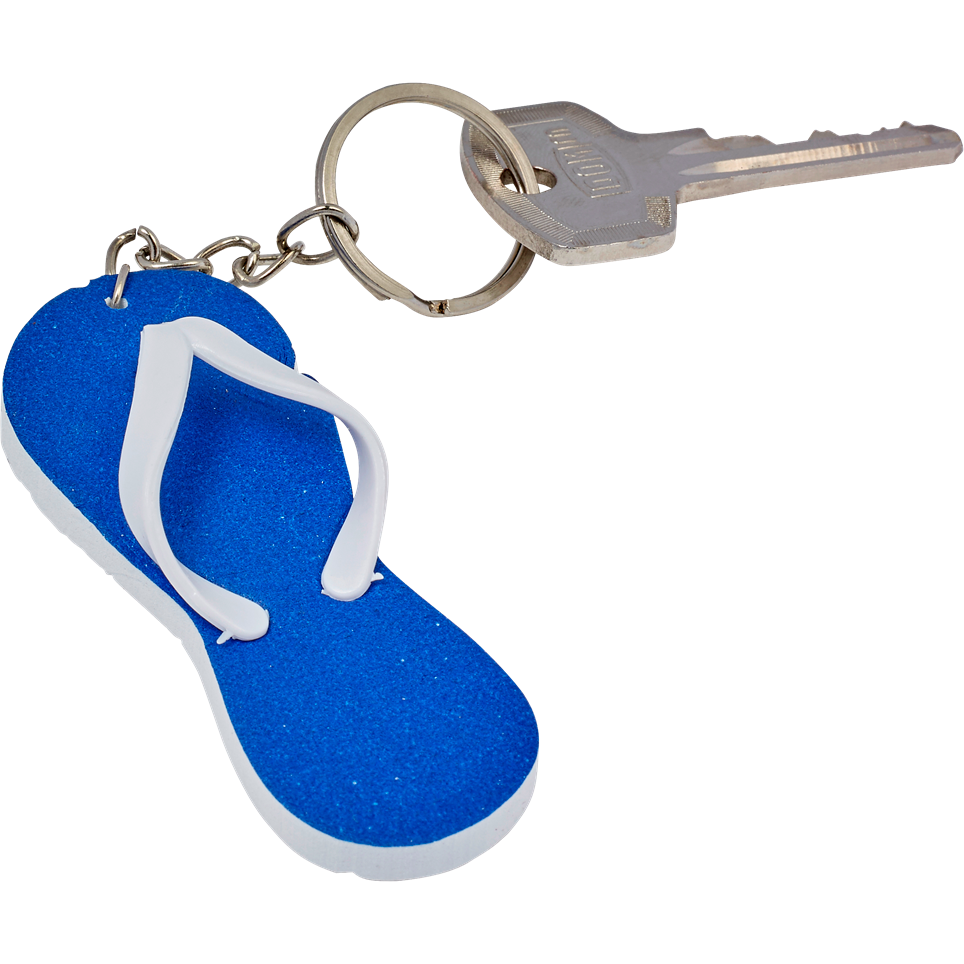 Flip-flop key holder  Black and White London