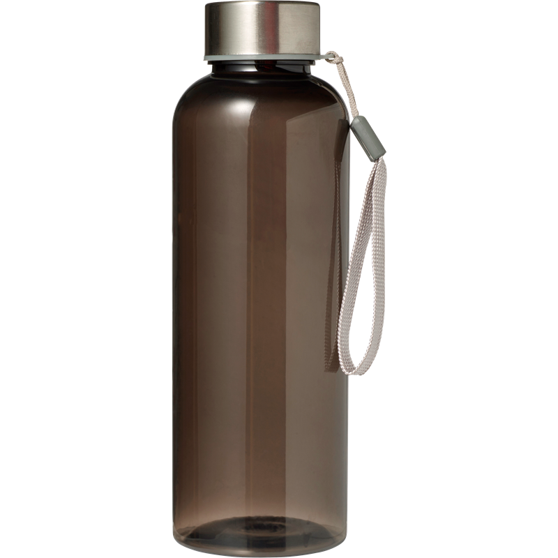 Tritan Drinking Bottle with Steel Cap 500ml  Black and White London
