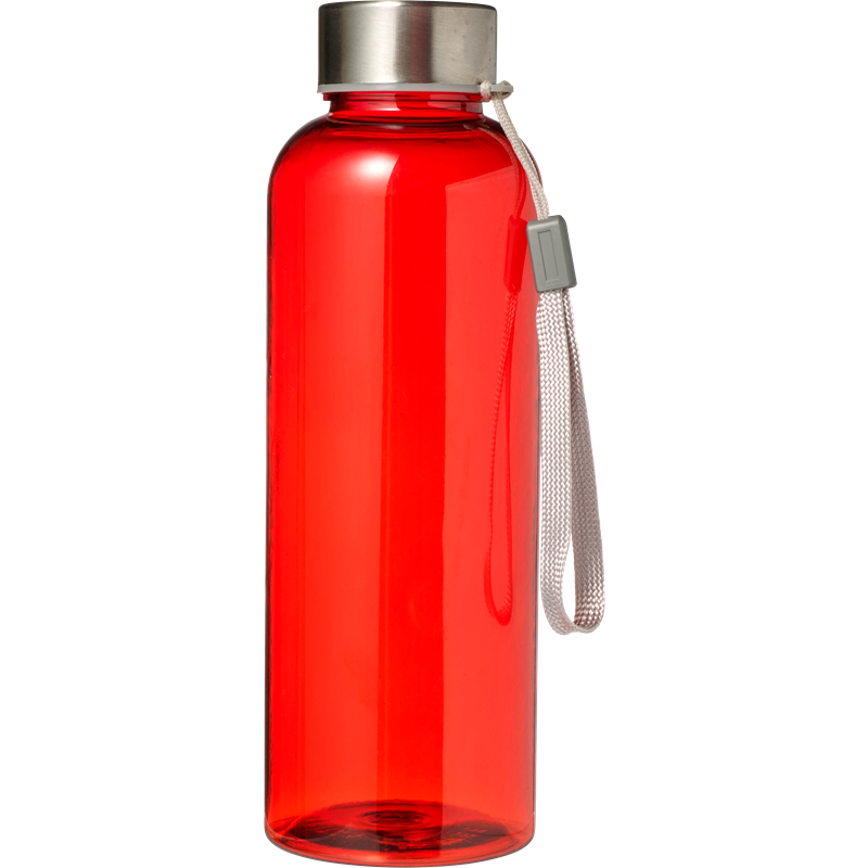 Tritan Drinking Bottle with Steel Cap 500ml  Black and White London