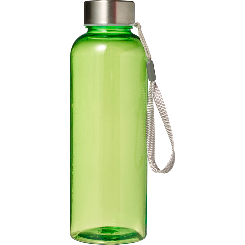 Tritan Drinking Bottle with Steel Cap 500ml  Black and White London