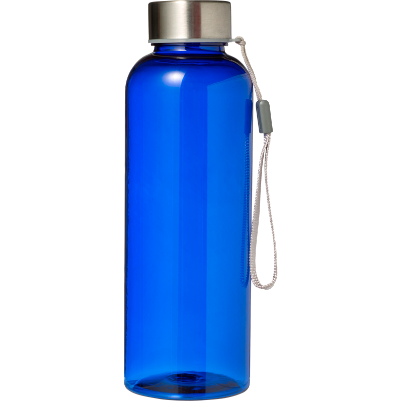 Tritan Drinking Bottle with Steel Cap 500ml  Black and White London