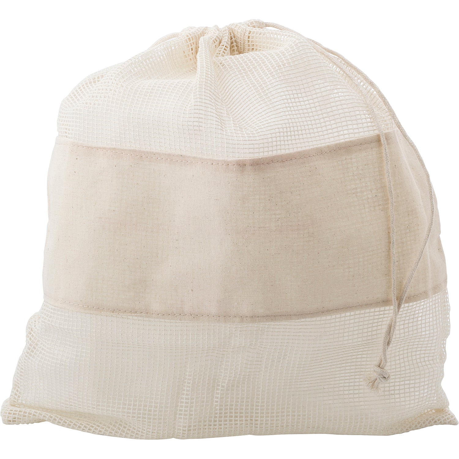 Natural cotton mesh bags  Black and White London
