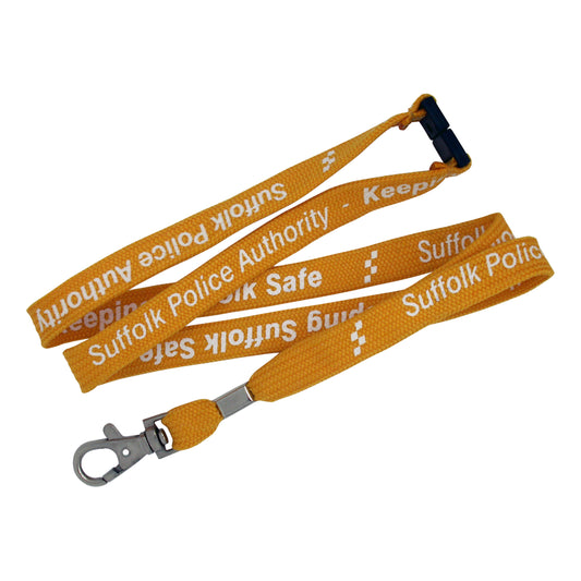 Bootlace Lanyard Lanyards Black and White London