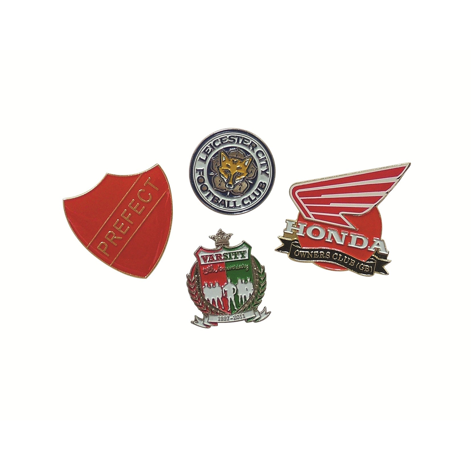 Soft Enamel Badges  Black and White London