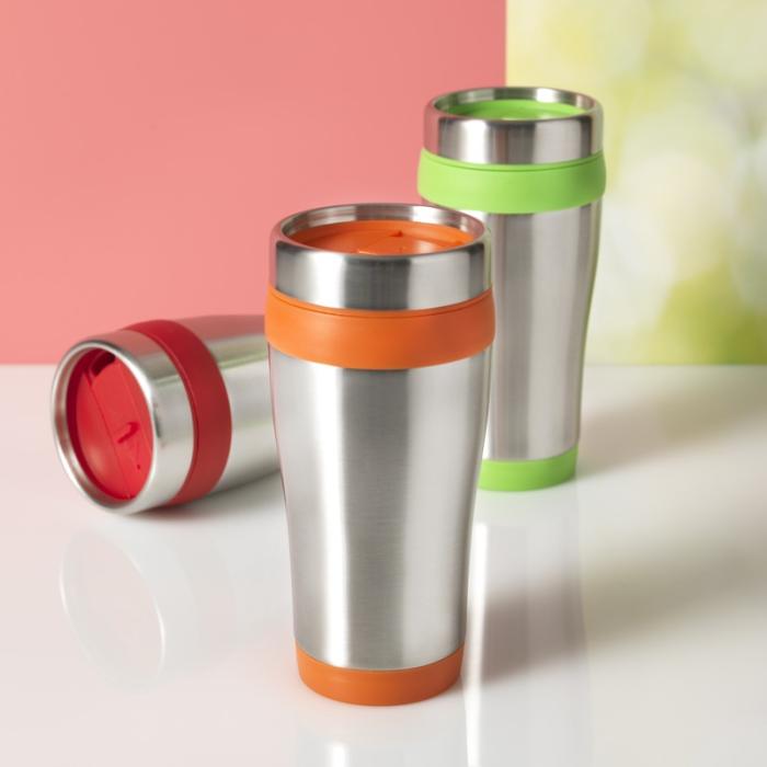 Elwood 410 ml Insulated Tumbler Travel Mugs Black and White London
