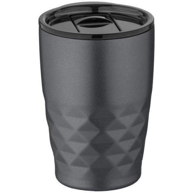 Geo 350 ml Copper Vacuum Insulated Tumbler Travel Mugs Black and White London