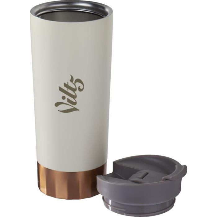 Peeta 500 ml Copper Vacuum Insulated Tumbler  Black and White London