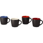 Riviera 340 ml Ceramic Mug  Black and White London