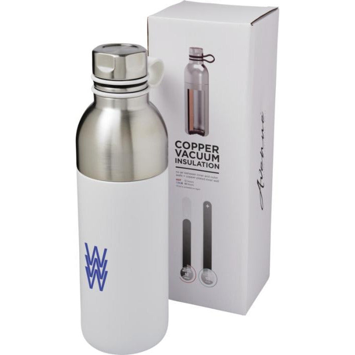 Koln 590 ml Copper Vacuum Insulated Sport Bottle  Black and White London