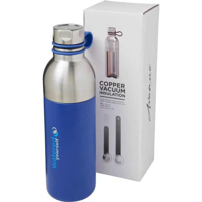 Koln 590 ml Copper Vacuum Insulated Sport Bottle  Black and White London