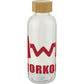650ml Recycled Plastic Water Bottle Recycled Bottles Black and White London