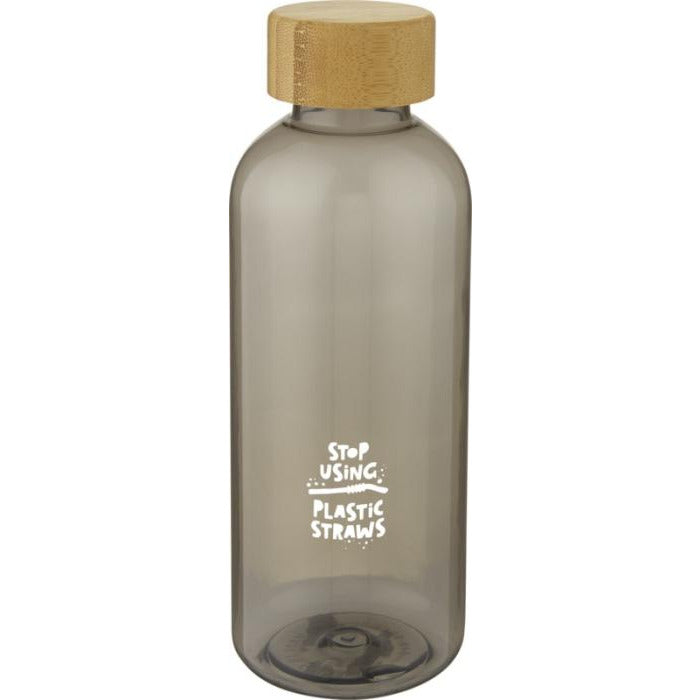 650ml Recycled Plastic Water Bottle Recycled Bottles Black and White London