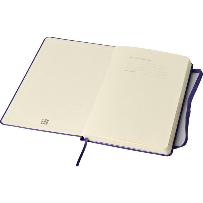Classic L Moleskine® Hard Cover Notebook - Ruled Notebooks Black and White London