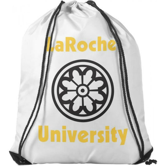 Oriole Polyester Drawstring Rucksack  Black and White London