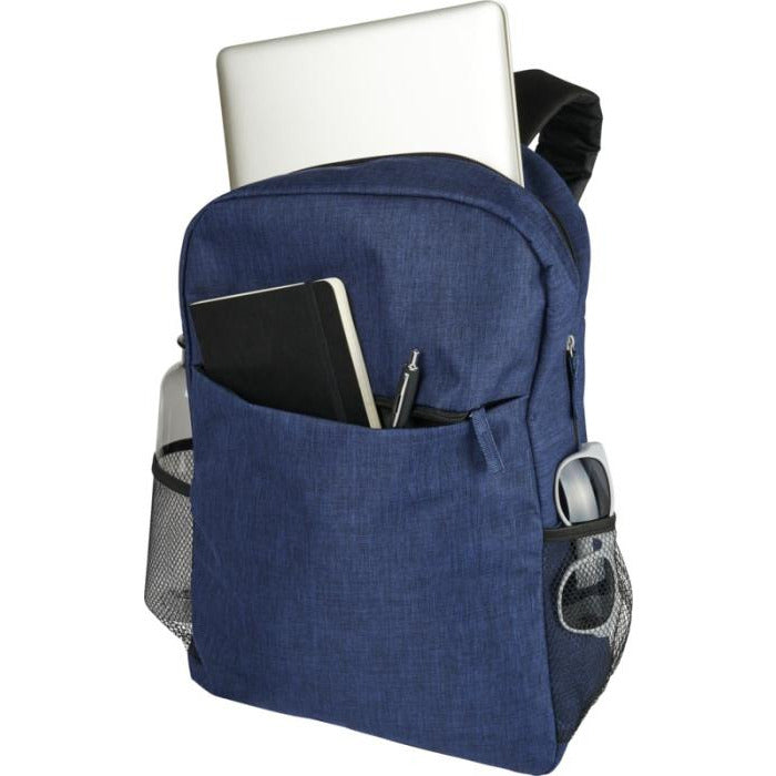 Hoss 15" Laptop Backpack 18L  Black and White London