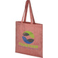 Pheebs Medium-Weight Recycled Tote Bag 7L Bags Black and White London