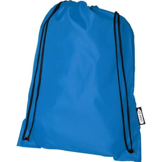 Oriole RPET Drawstring Backpack 5L Backpacks & Rucksacks Black and White London