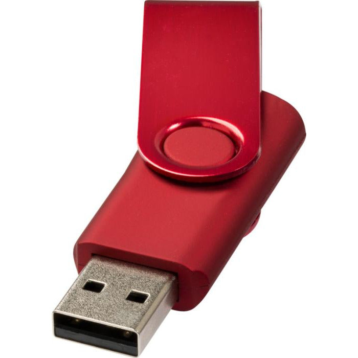 Rotate-Metallic USB  Black and White London