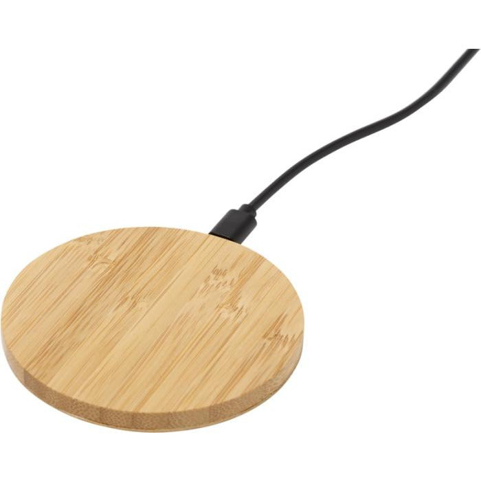Essence Bamboo Wireless Charging Pad Wireless Chargers Black and White London