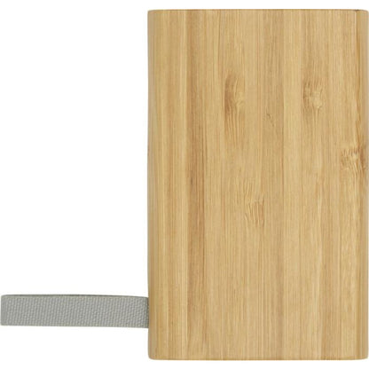 Tulda 5000 mAh Bamboo Power Bank Power Banks Black and White London