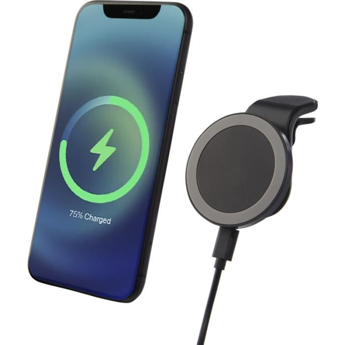 Magclick 10W Wireless Magnetic Car Charger Car Accessories Black and White London