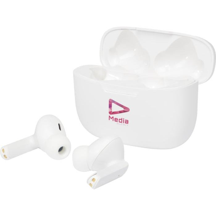 Essos 2.0 Wireless Auto Pair Earbuds  Black and White London