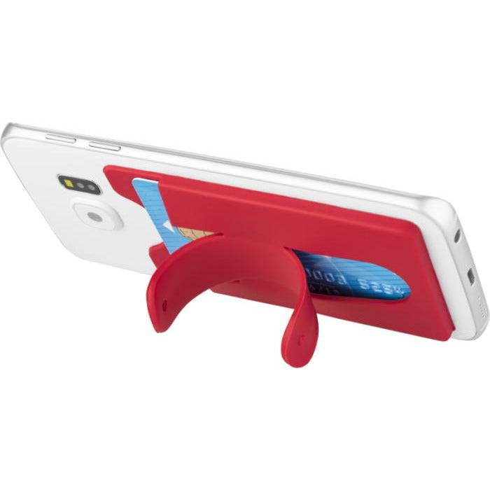 Stue Silicone Smartphone Stand and Wallet  Black and White London