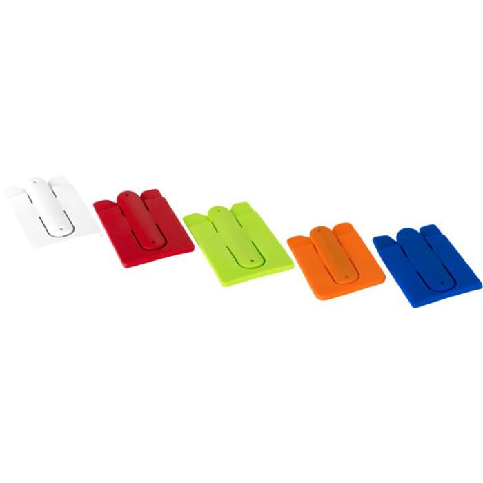 Stue Silicone Smartphone Stand and Wallet  Black and White London