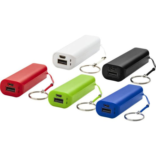 Span 1200 mAh Power Bank  Black and White London