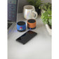 Duck Cylinder Bluetooth® Speaker with Rubber Finish  Black and White London