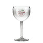 Premium Unbreakable Plastic Gin/Cocktail Glass (400ml/14oz) Stemmed Black and White London
