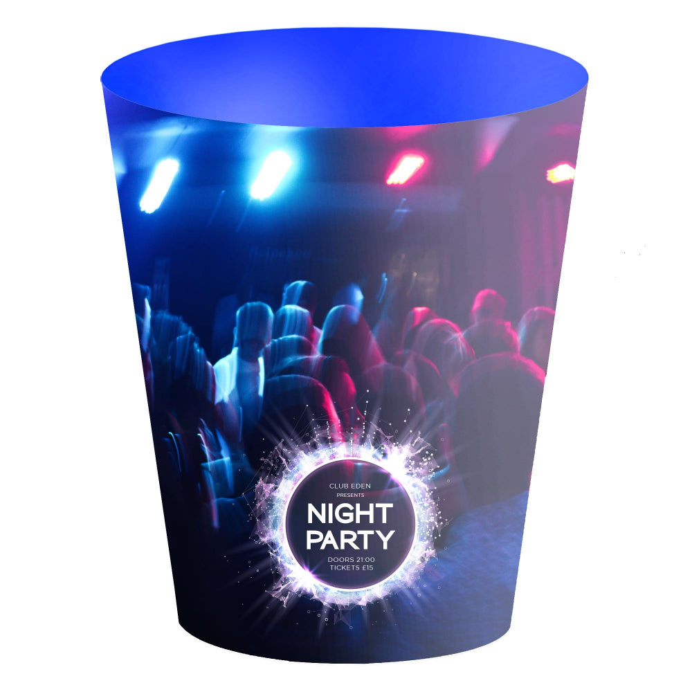 Plastic Festival Cup - 950ml Festival & Stadium Cups Black and White London