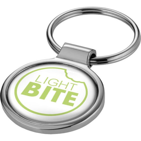 Metal Round Keyring    