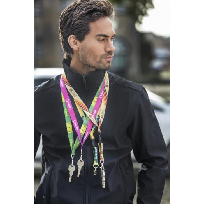 Balta Sublimation Lanyard - Double Side Lanyards Black and White London