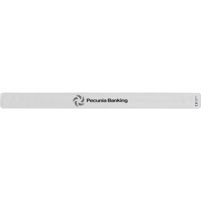 RFX™ 38 cm Reflective PVC Slap Wrap  Black and White London