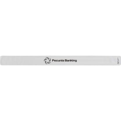 RFX™ 38 cm Reflective PVC Slap Wrap  Black and White London
