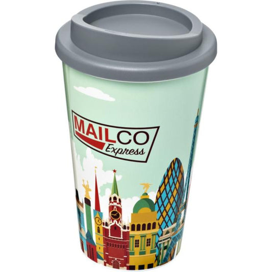 Brite-Americano® 350 ml Insulated Tumbler Travel Mugs Black and White London