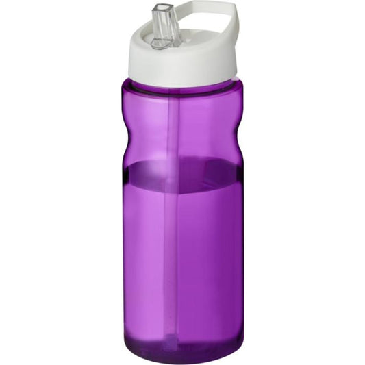 H2O Active® Base 650 ml Spout Lid Sport Bottle Drinkware Black and White London