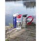 H2O Active® Base 650 ml Spout Lid Sport Bottle Drinkware Black and White London