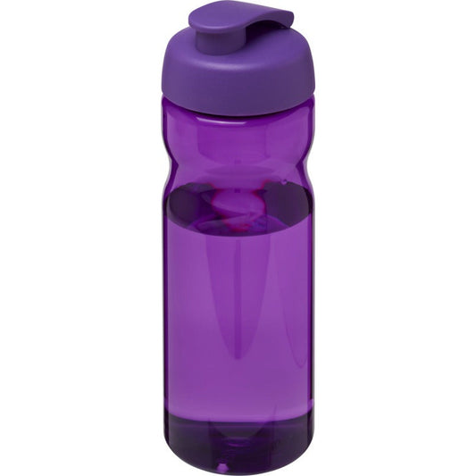 H2O Active® Eco Base 650 ml Flip Lid Sport Bottle Drinkware Black and White London