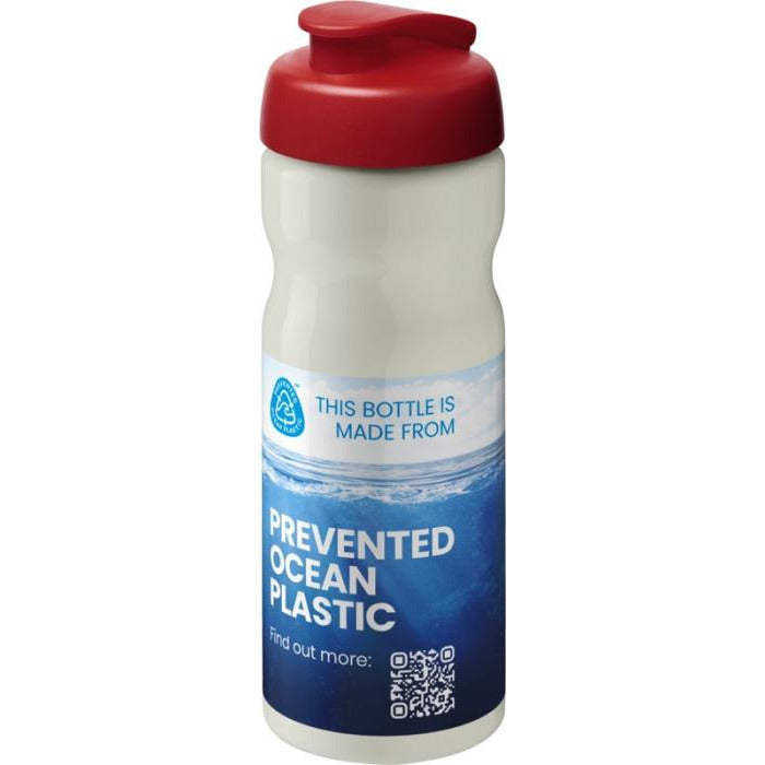 H2O Active® Eco Base 650 ml Flip Lid Sport Bottle  Black and White London
