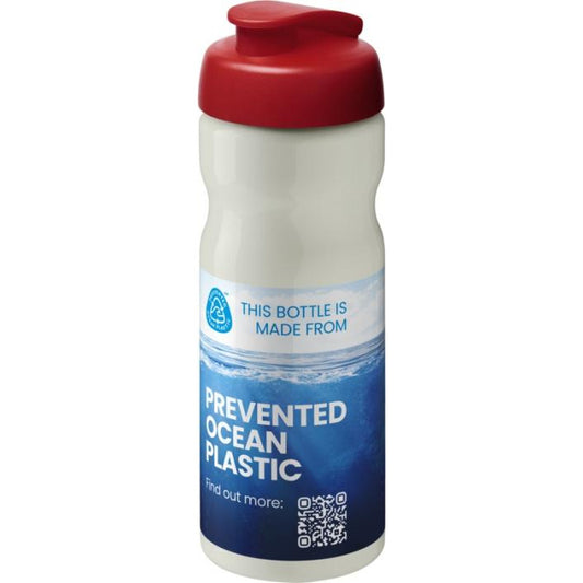H2O Active® Eco Base 650 ml Flip Lid Sport Bottle  Black and White London