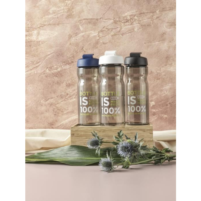 H2O Active® Eco Base 650 ml Flip Lid Sport Bottle  Black and White London