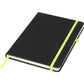 Noir Medium Notebook  Black and White London