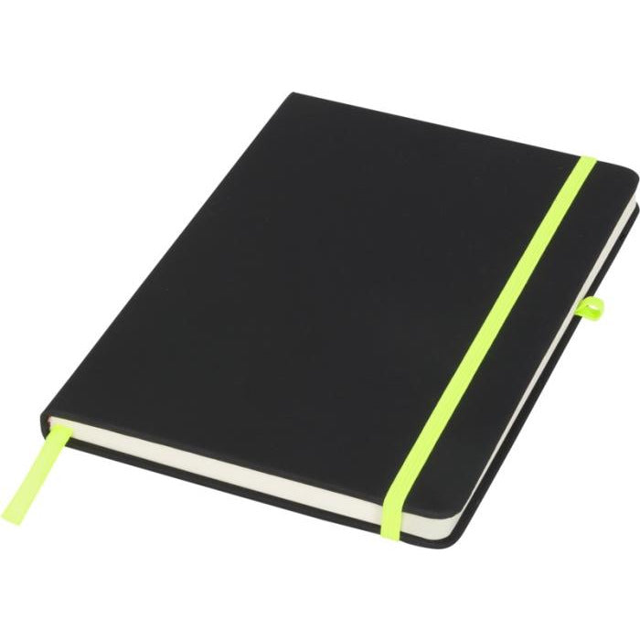 Noir Medium Notebook  Black and White London