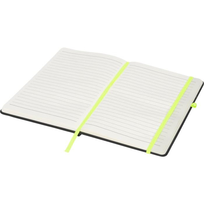 Noir Medium Notebook  Black and White London