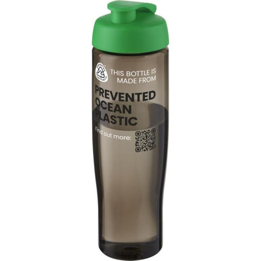 H2O Active® Eco Tempo 700 ml Flip Lid Sport Bottle  Black and White London